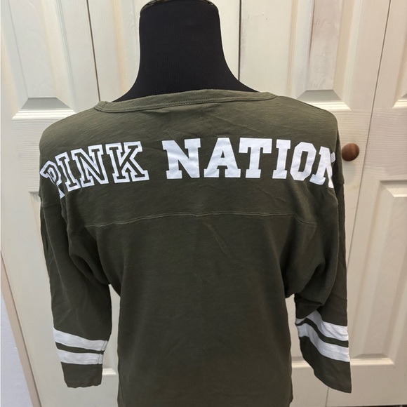 PINK Olive Green Women's Top - Picture 6 of 9